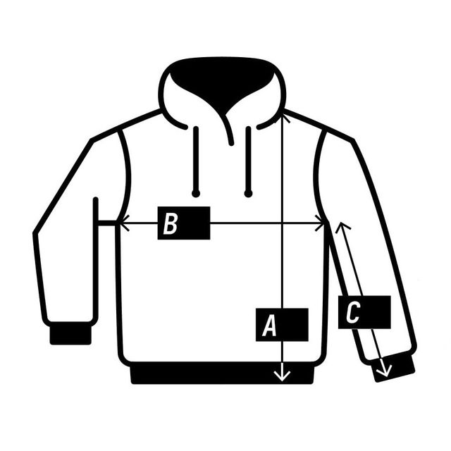 Size chart pictogram