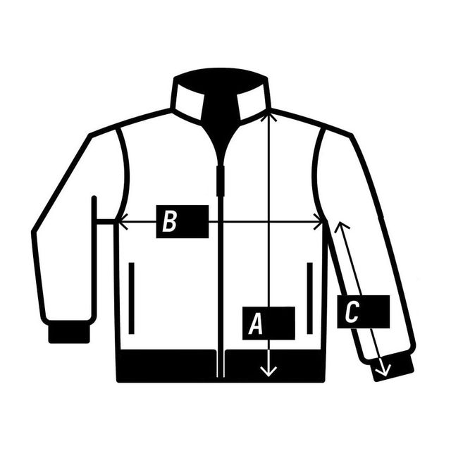 Size chart pictogram