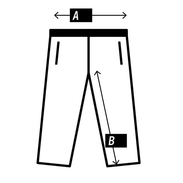 Size chart pictogram