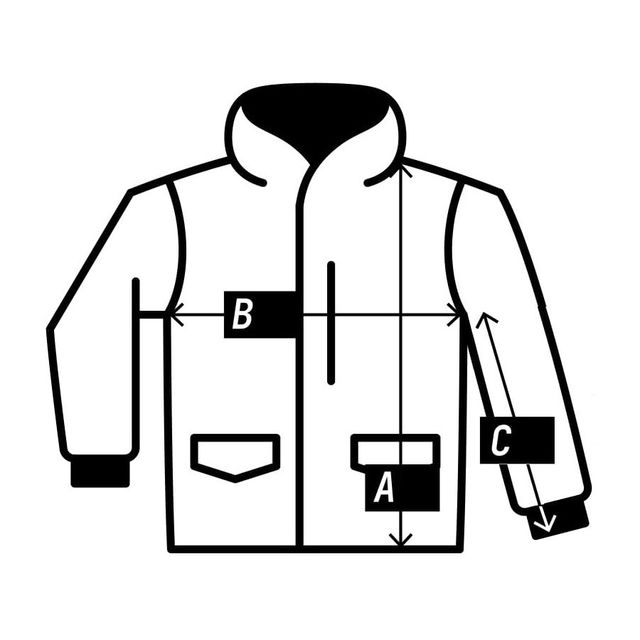 Size chart pictogram