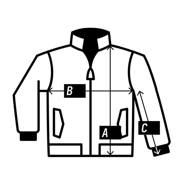 Size chart pictogram