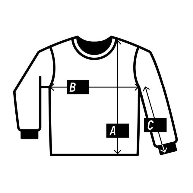 Size chart pictogram