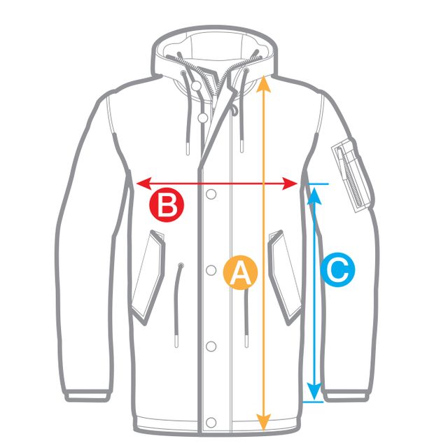 Size chart pictogram