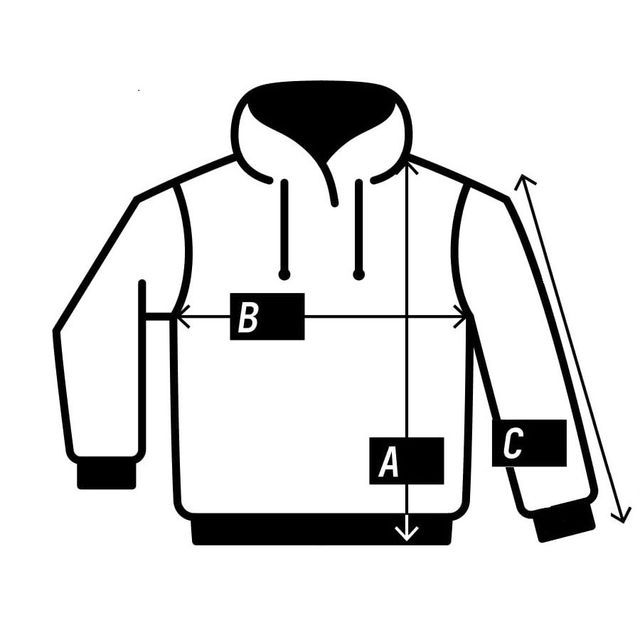 Size chart pictogram