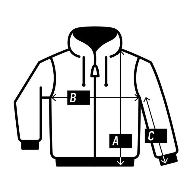 Size chart pictogram