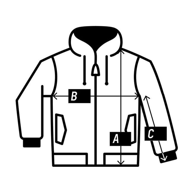 Size chart pictogram