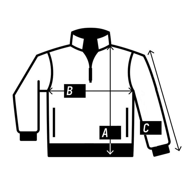 Size chart pictogram